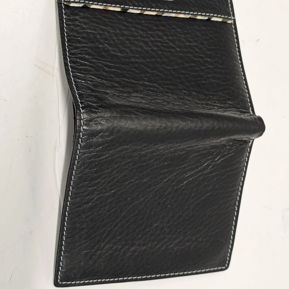 Arnaldo Bassini Italy  blacl leather wallet‎